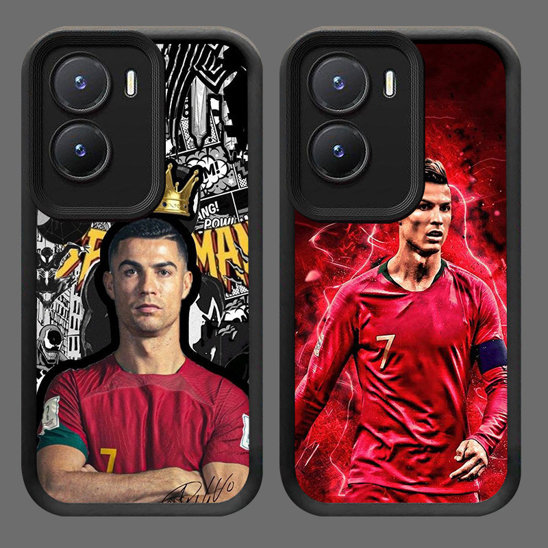 U-16 Ron_aldo King Casing untuk VIVO V19 Neo Y55 V17 Y75 T1 5G Kasus Pelindung