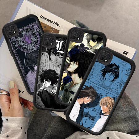 YU32 Death Note Casing untuk Hp Plating Xiaomi Redmi Note Poco A2 A1 Turbo 13C C65 7 14 6A F5 K60 X5