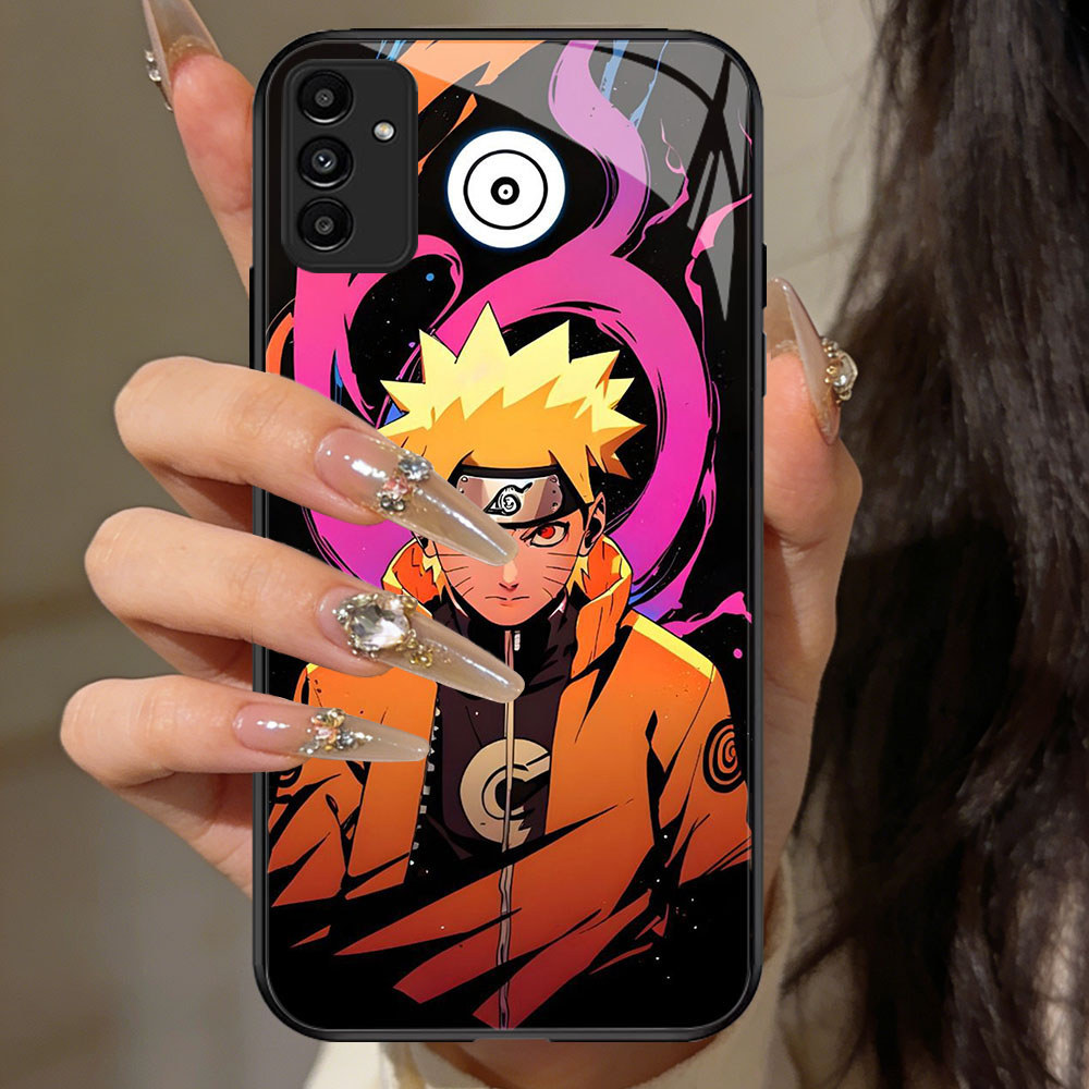 TT-64 Naruto _l Casing hp kaca Samsung A25 A54 A35 A55 FE A05S A24 A15 A34 A04S M15 A14 S21 Plus Ult