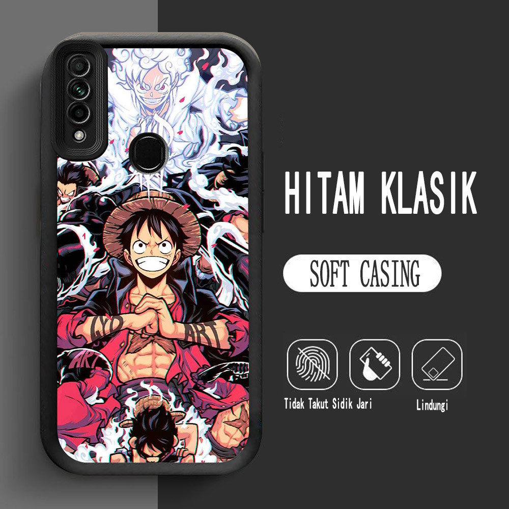 Y-13 One Piece Luffy Silikon Casing untuk OPPO Reno 3 A31 2020 A91 F15 Case