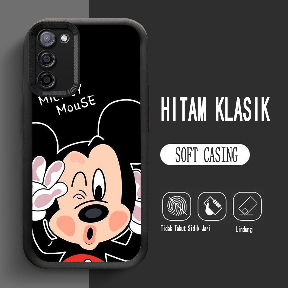 Y-5 Mickey Mouse Silikon Casing untuk Samsung S20 FE A31 A71 A51 Case
