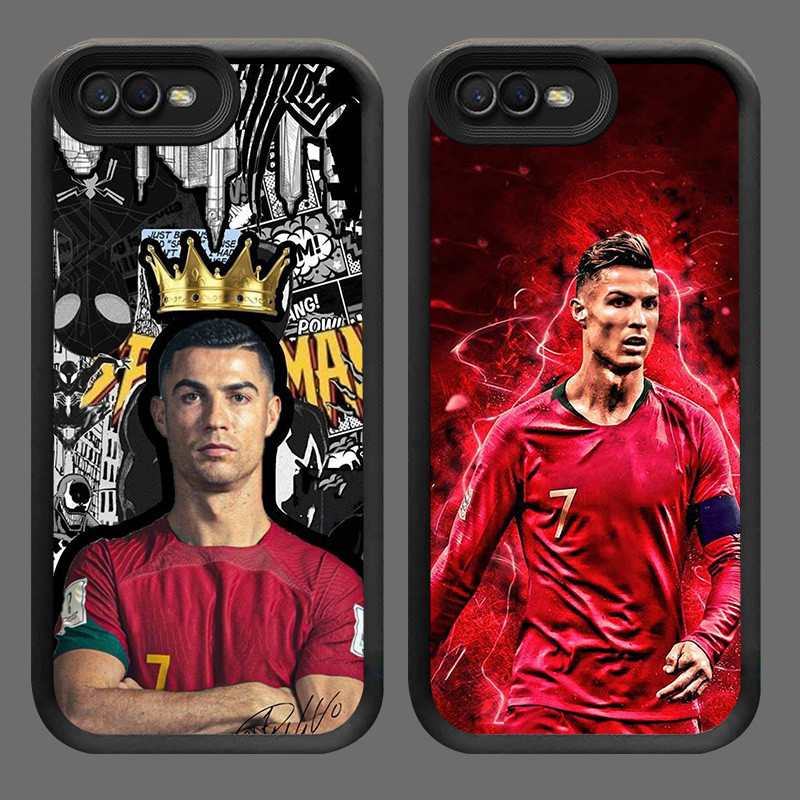 U-16 Ron_aldo King Casing untuk OPPO A1K A37 A39 A3S A83 A12E Kasus Pelindung