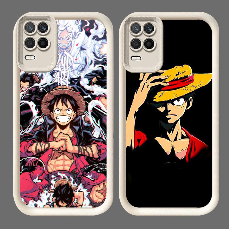 U-34 One Piece Luffy Casing untuk Realme 8S 8 Pro 5G Kasus Pelindung