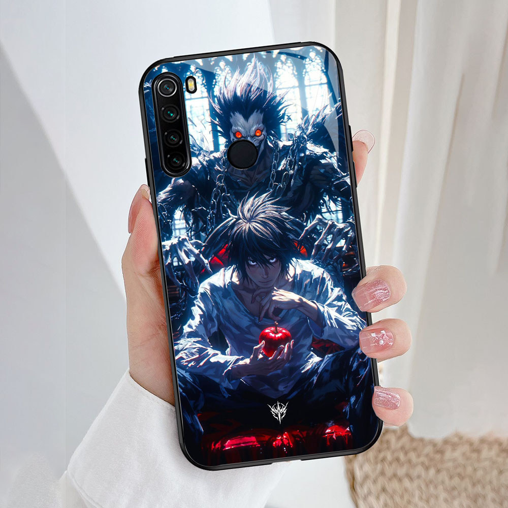 WW-9 Death Note Casing ponsel kaca tempered Xiaomi Redmi Note 10 8 8A 9 Pro Lite