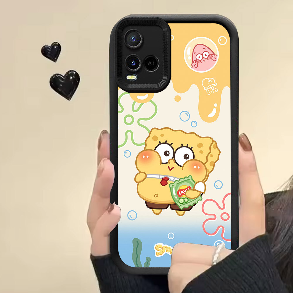 Casing untuk VIVO V20 Pro Y21 Y33s Y21t Y21s Y21e Y33t Case RR6 SpongeBob