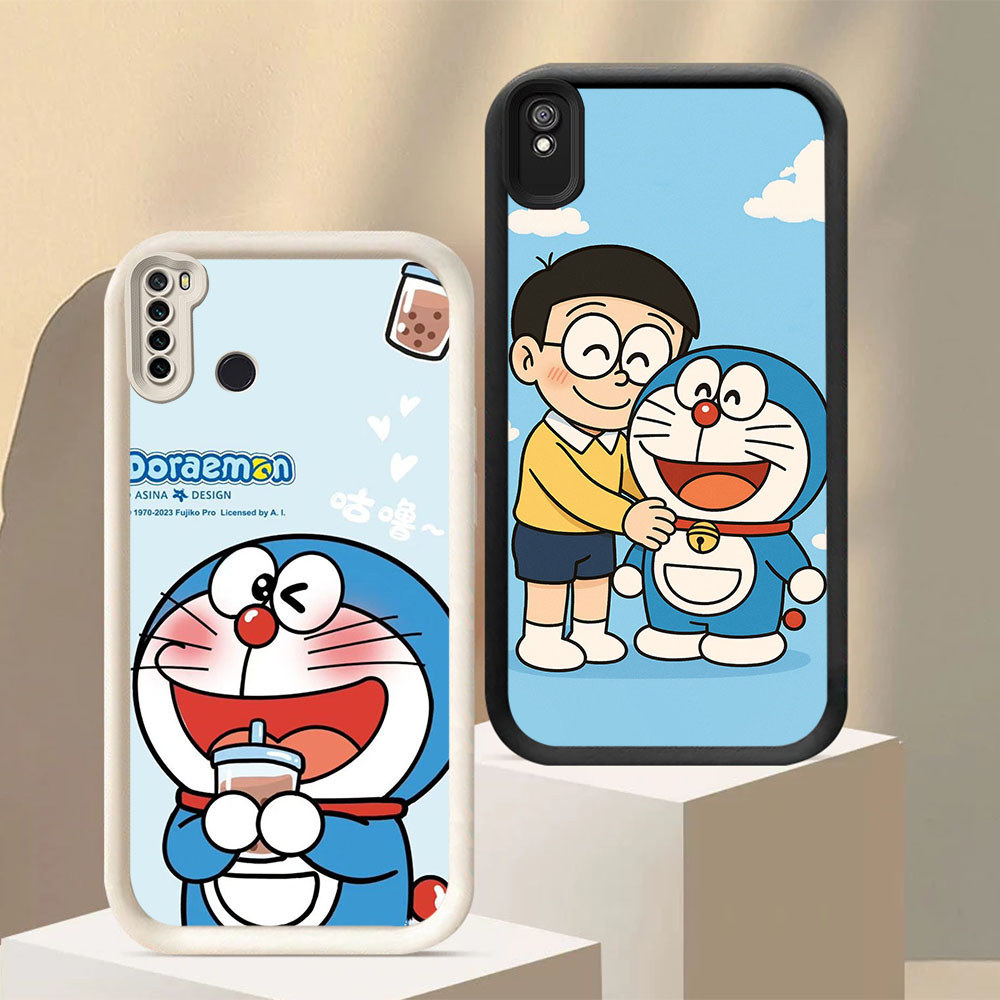 MP-77 Doraemon Shocking Silikon Casing untuk Redmi Note 9T 9A 7 6A Pro