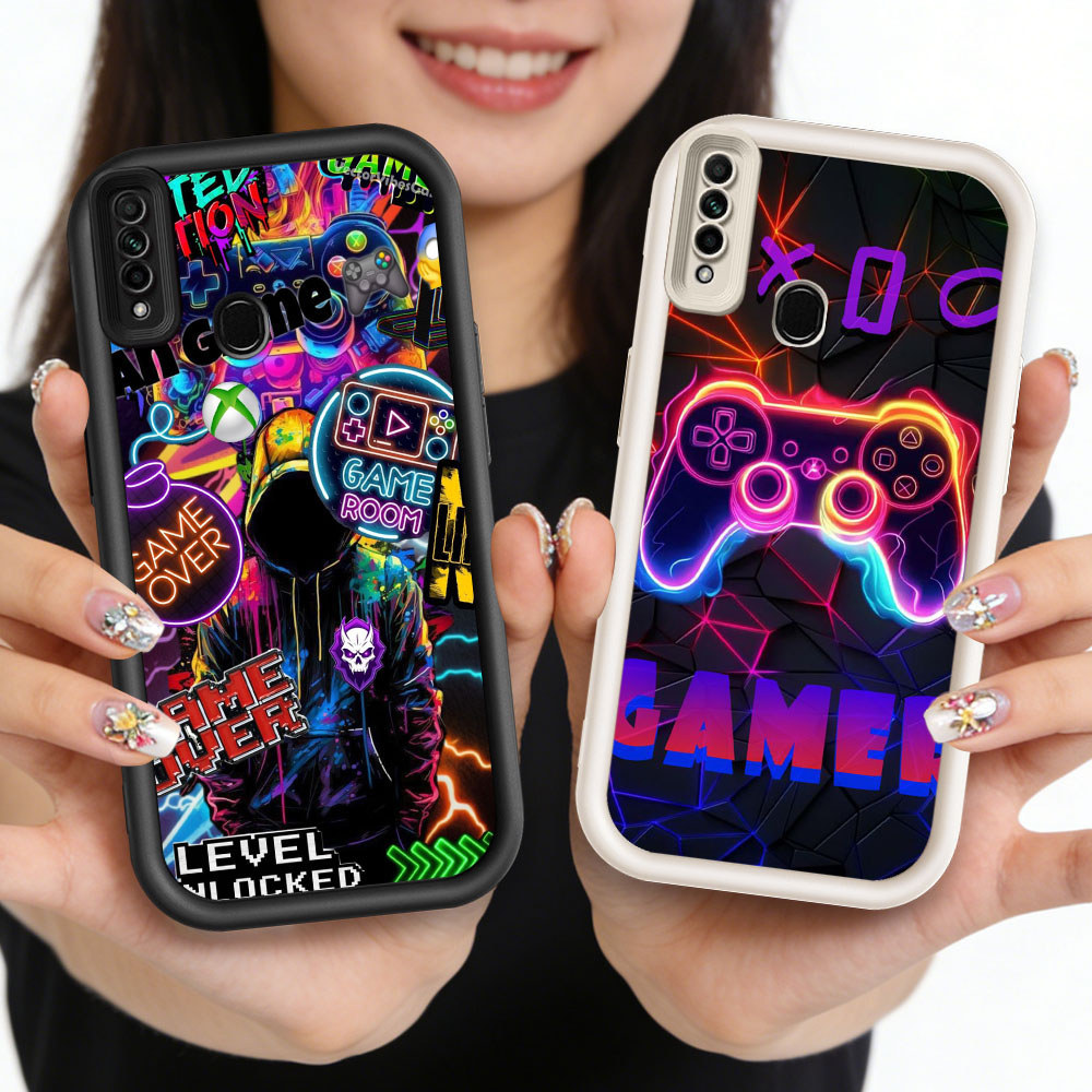 TT-46 Gamer Zoen Casing ponsel tipis Realme Narzo C2 C2s 5 5s 10A 6i C3 2 20A 10 5i Pro
