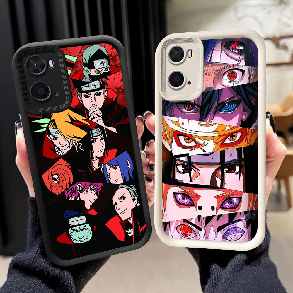 N-46 NARUTO Akatsuki Soft Casing untuk OPPO A77 A36 A76 A77s A57 A57s A96 A57e
