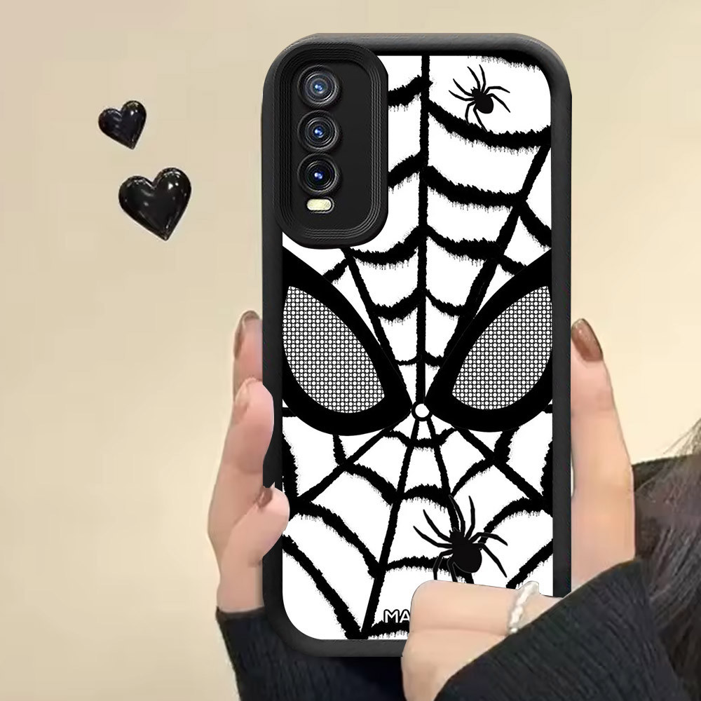 Casing untuk Samsung Galaxy A50 A7 A30s A10 A50s A30 Case RR16 Spider-Man
