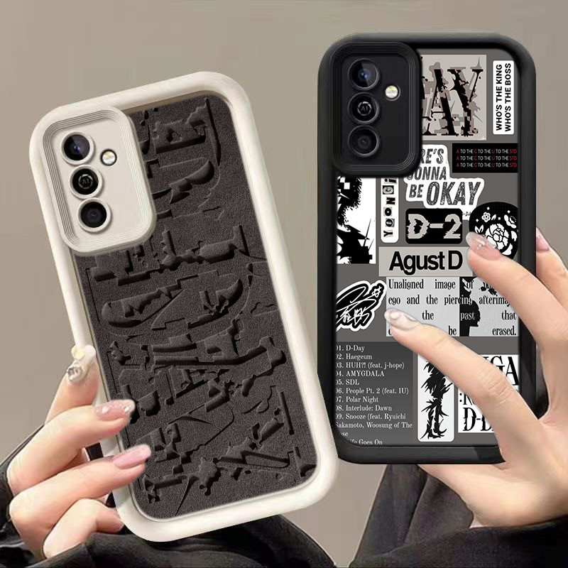 HA143 BTS SUGA AgustD D Day Untuk Samsung Casing hp Softcase Silikon Kasing untuk Samsung  A13 A14 A