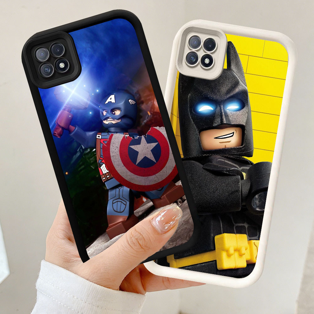 YR-33 Lego Marvel's Avengers 3 Silicone Casing untuk OPPO Reno A93 A16E A16K A35 A54 F17 A15 A15s 4F