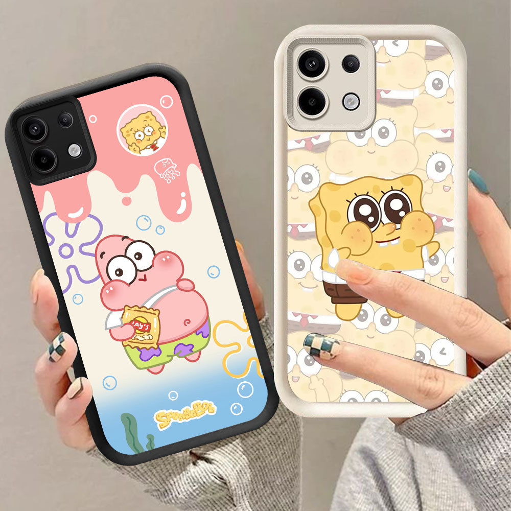 Casing HP Untuk Infinix Smart 7 9 ITEL A80 P65 Tecno POP 7 Spark 30C GO GT 20 Pro YR-89 SpongeBob Sq