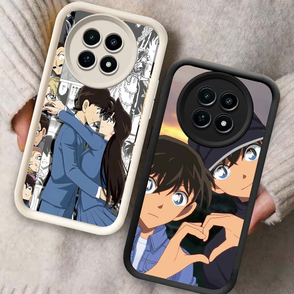 SM-46 Detective Conan Murah Casing HP TPU Anti Gores Realme 12 12X 13 C65 P1 Narzo N65 70 Pro Plus
