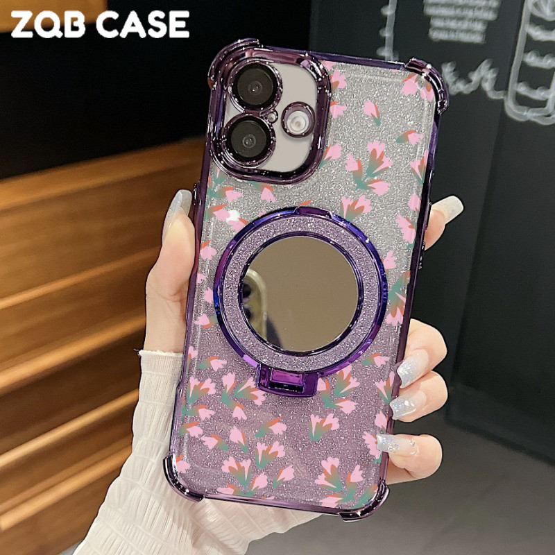 Glitter Card Case Oppo F9 Reno 13F F7 A36 Dengan Stand Casing Oppo F11 A37 F7Pro Reno 4F Cermin Oppo