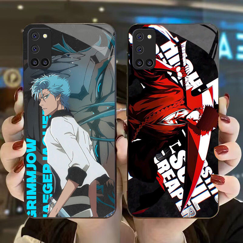 US-7 BLEACH KACA GLASS Casing untuk OPPO Reno A52 A92 A94 5 A72 F19 5F Pro Lite