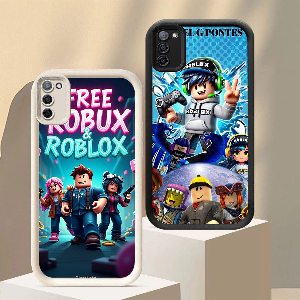 US-49 play ROBLOX Silikon lembut Casing untuk Samsung A31 FE A51 A02S F02S M21 M02S A03S A71 S20 M30