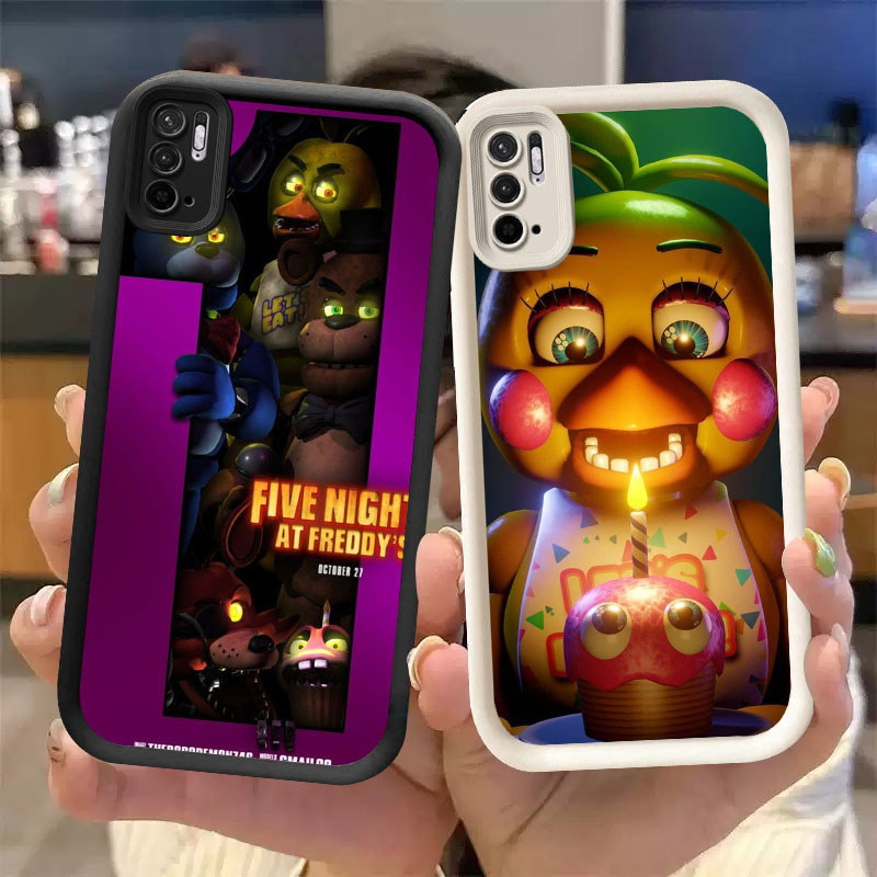 YW-24 FNAF Casing ponsel tipis Xiaomi Redmi Note 10 10s 10T Lite Pro 5G