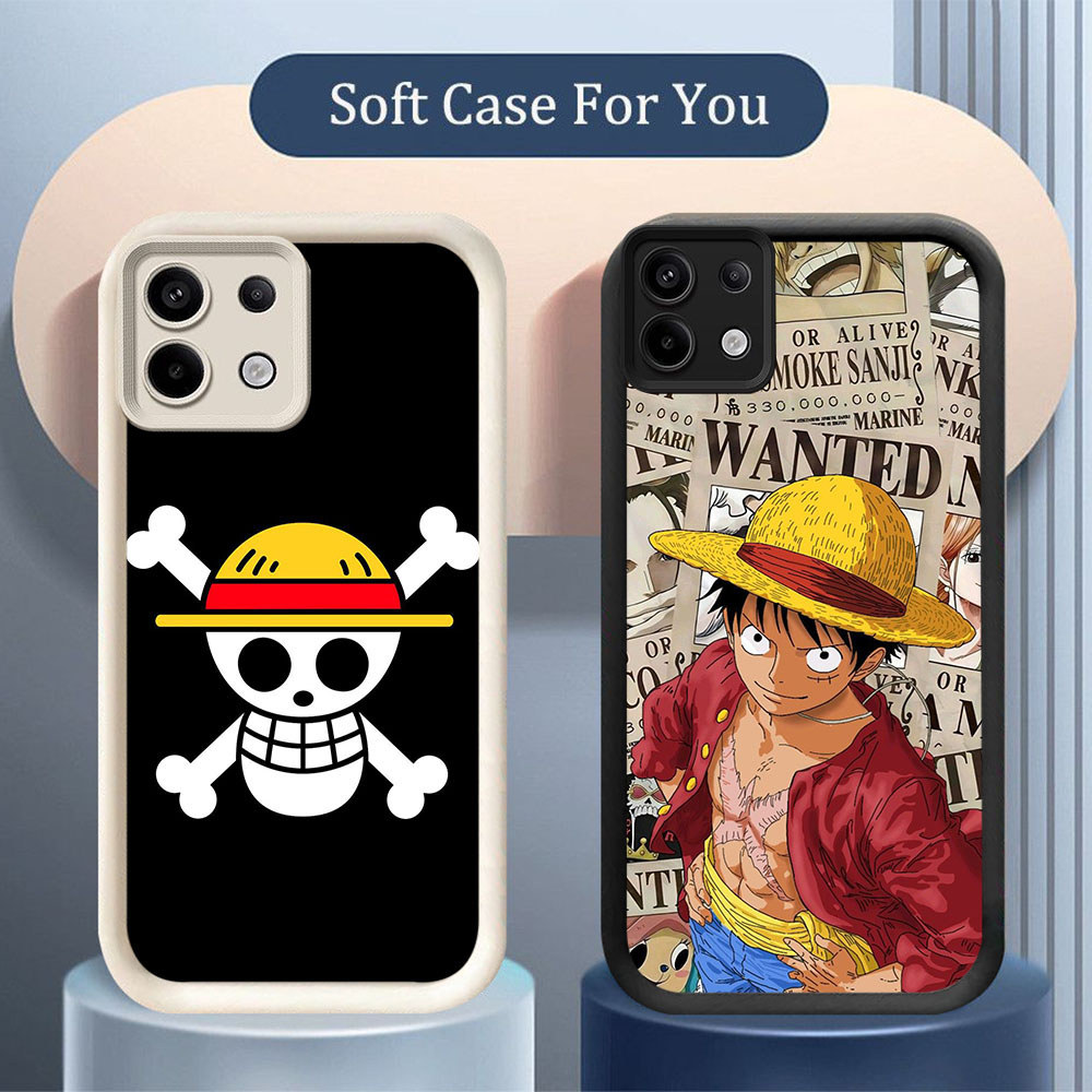 Casing HP Untuk Infinix Smart 7 9 ITEL A80 P65 Tecno POP 7 Spark 30C GO GT 20 Pro YR-12 Monkey D Luf