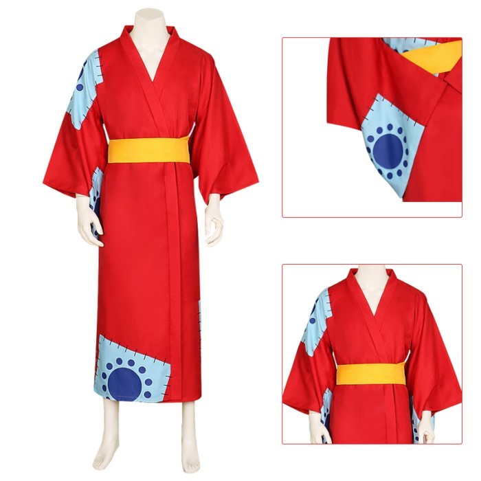 Classic Japanese Manga One Piece Wano Country Cos Luffy Zoro Trafalgaro Cosplay Japanese Kimono