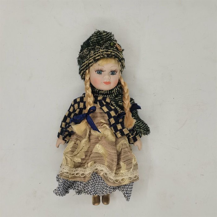 Cute Ceramic Barbie Doll Fashion Exquisite Ornaments Children Girls Princess Gifts Gift Toys