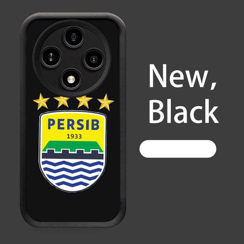 B-25 Persib Casing untuk Xiaomi Redmi A3X 14C POCO X3 C61 C75 X7 A3 Pro 5G Silikon Case