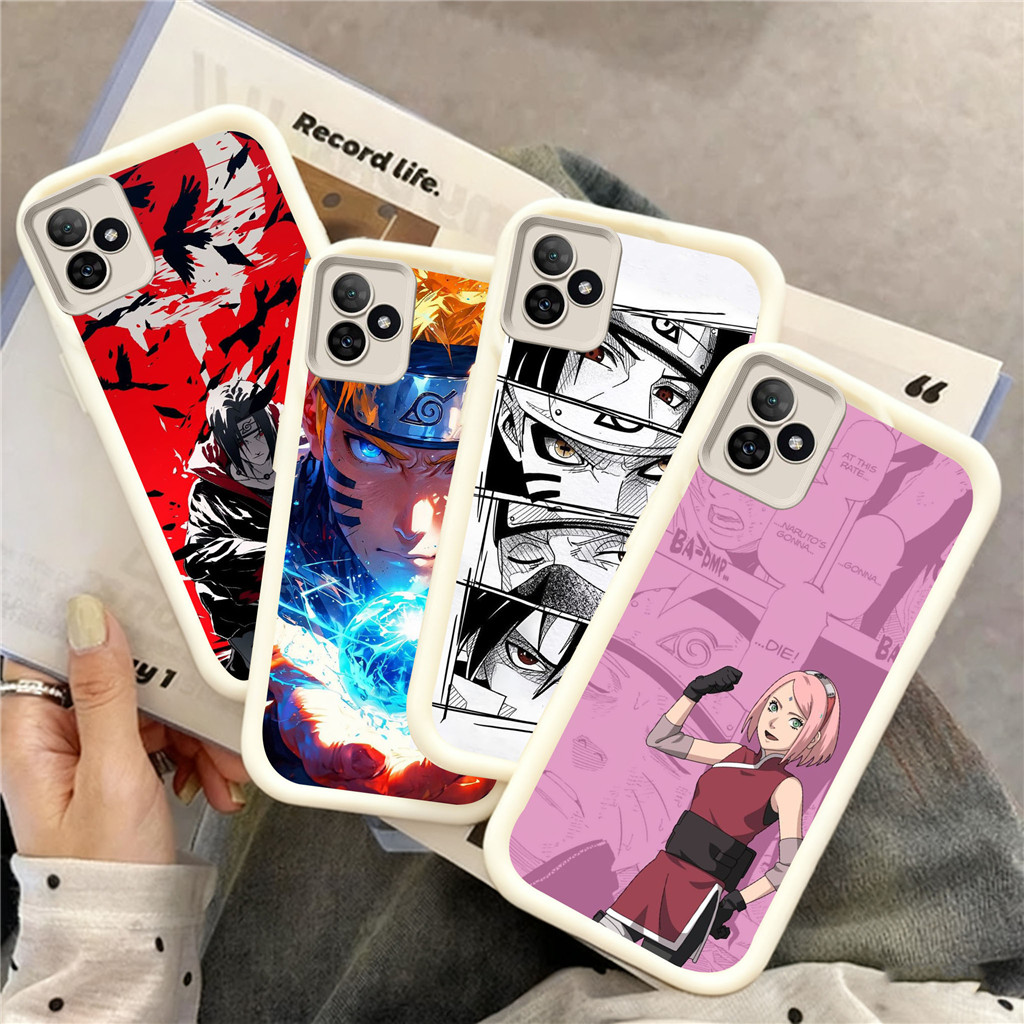 TB23 Naruto Hp Plating Casing untuk VIVO Y91i Y91C Y66 Y50 Y91 Y20 Y12 Y95 Z1 Y20i Y81 Y93 Y20S Y15 