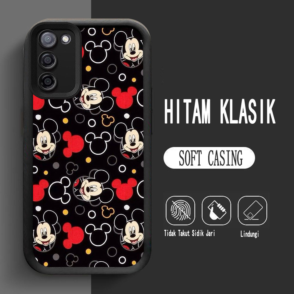 Y-11 Mickey Silikon Casing untuk Samsung S20 FE A31 A71 A51 Case