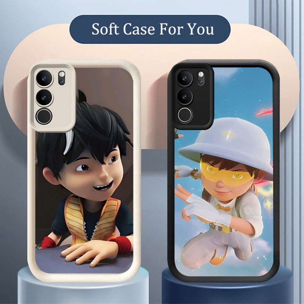 Casing HP Untuk VIVO Y19S Y200 Y300 V40 Lite Pro YR-64 Cartoon Boboiboy
