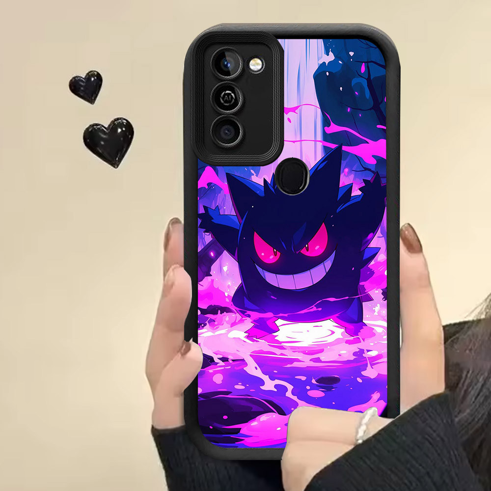 R21 Gengar Pokemon Silikon Casing untuk Infinix HOT 10 11 12 Play