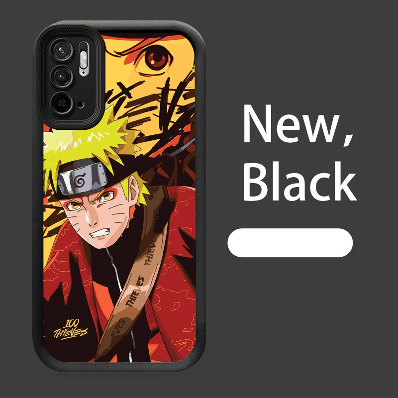 Case Casing untuk Xiaomi Redmi Note 10T 10S 10 2022 Pro 5G W-12 Naruto