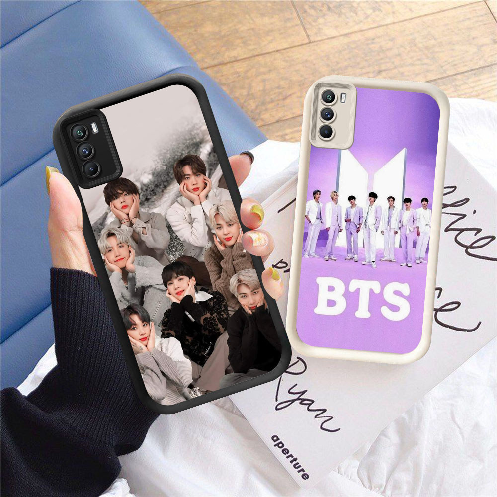 YM-8 BTS Casing ponsel tipis OPPO A54S A16 A16s A33 A11S A53 A53S 2020