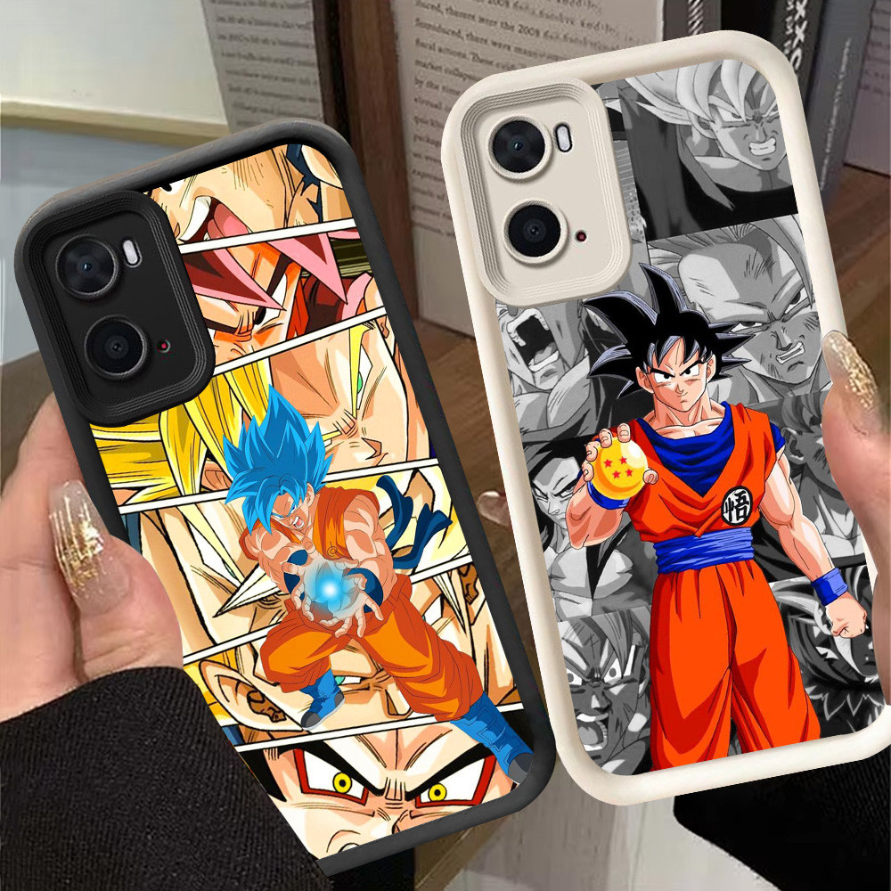 G-42 Dragon Ball Casing untuk OPPO Reno 7 8 Find X5 Lite 5G Hitam dan putih