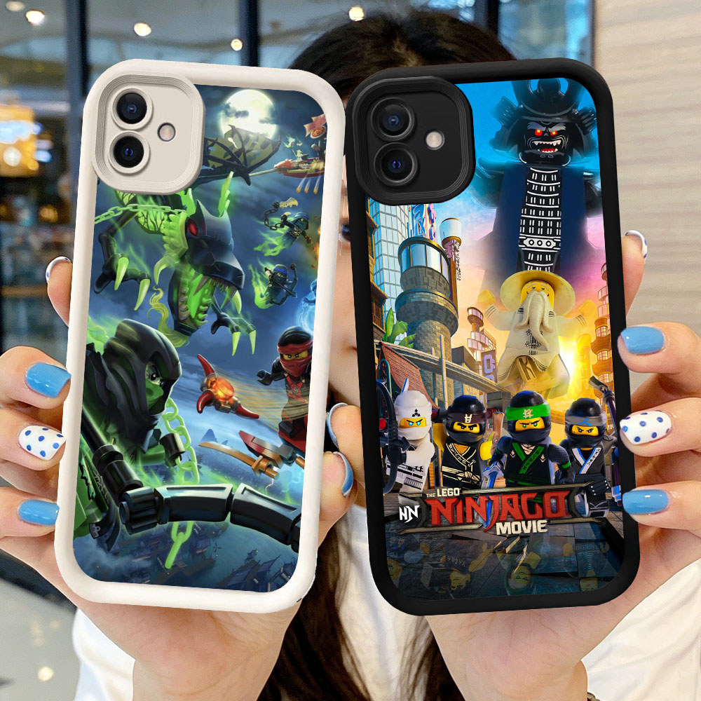YR-35 LEGO Ninjago 2 Silicone Casing untuk Samsung A06 F04 A05 A04E M04 A04 A07 A03