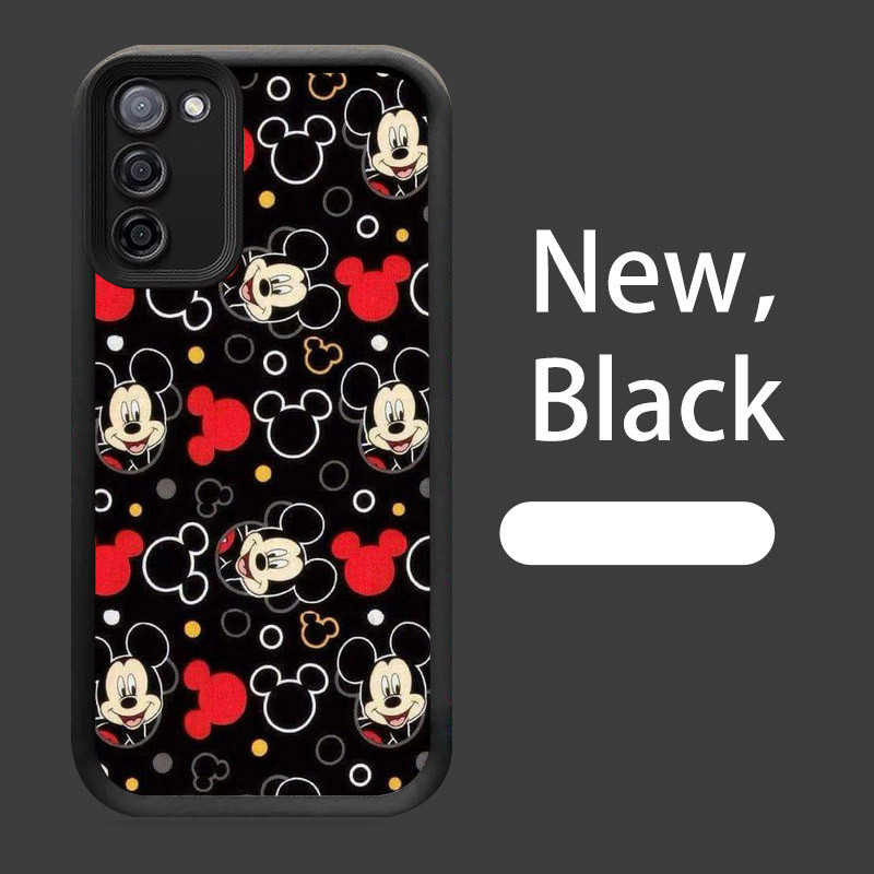 B-12 Mickey Mouse Casing untuk Samsung A02 M02S A03S F02S A02S M02 A03 Core Silikon Case