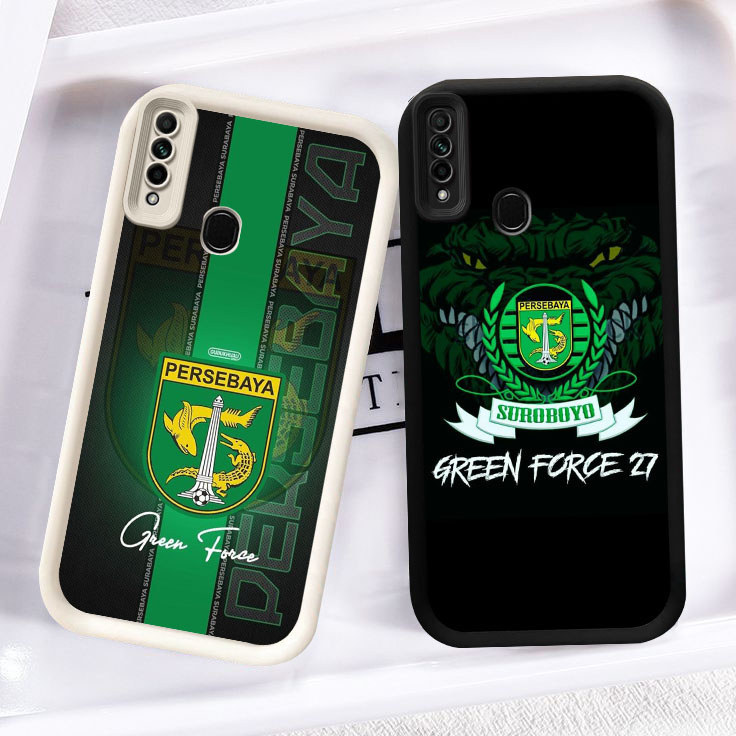 YE-42 Persebaya Surabaya Silicone Casing untuk OPPO Reno A31 F15 3 A91 2020