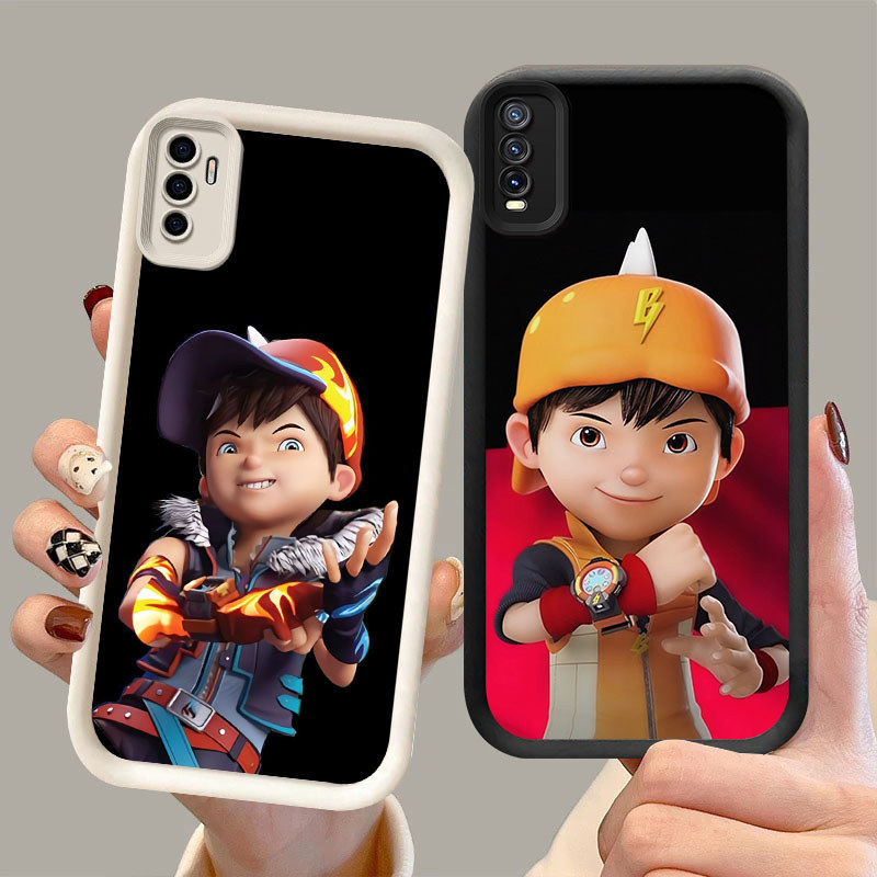 TF-4 Boboiboy Casing HP Untuk VIVO Y12S Y20 Y20S Y20i Y11S V19 V50 S1 iQOO 13 Lite Pro