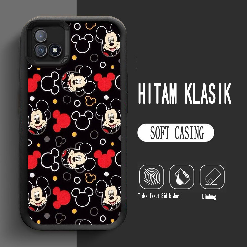 Y-11 Mickey Silikon Casing untuk Realme C11 2021 C20 C20A Case