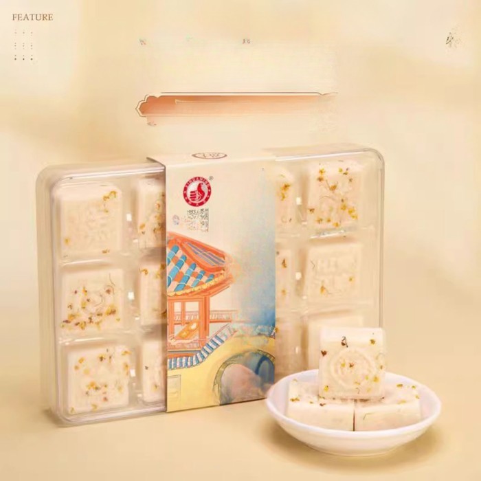 Osmanthus Cake, Peach Blossom Cake, Mung Bean Cake, Gorgon Cake, Millet Cake, Biluochun Tea Cake, I