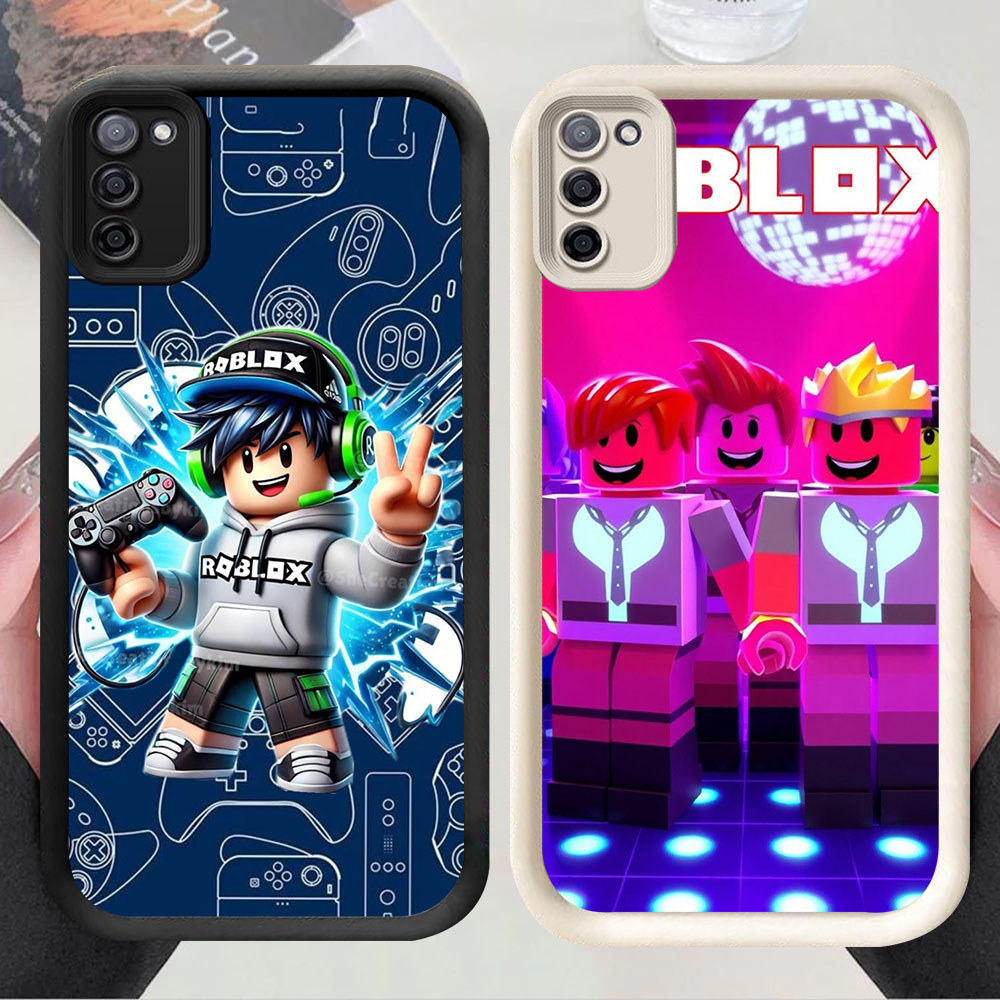 US-49 play ROBLOX Silikon lembut Casing untuk Samsung A31 FE A51 A02S F02S M21 M02S A03S A71 S20 M30