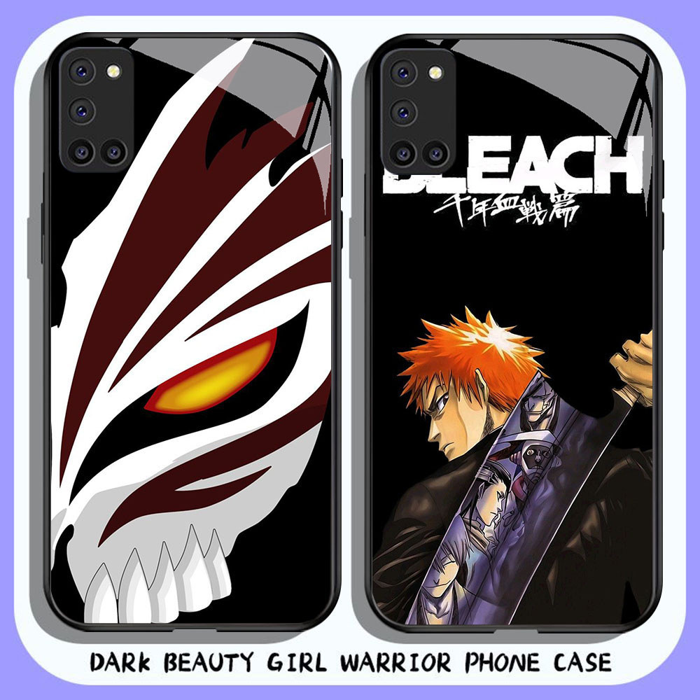 HR-42 Bleach HD Glass Casing untuk OPPO A92 A72 A94 A52 F19 Reno 5 5F Lite Pro