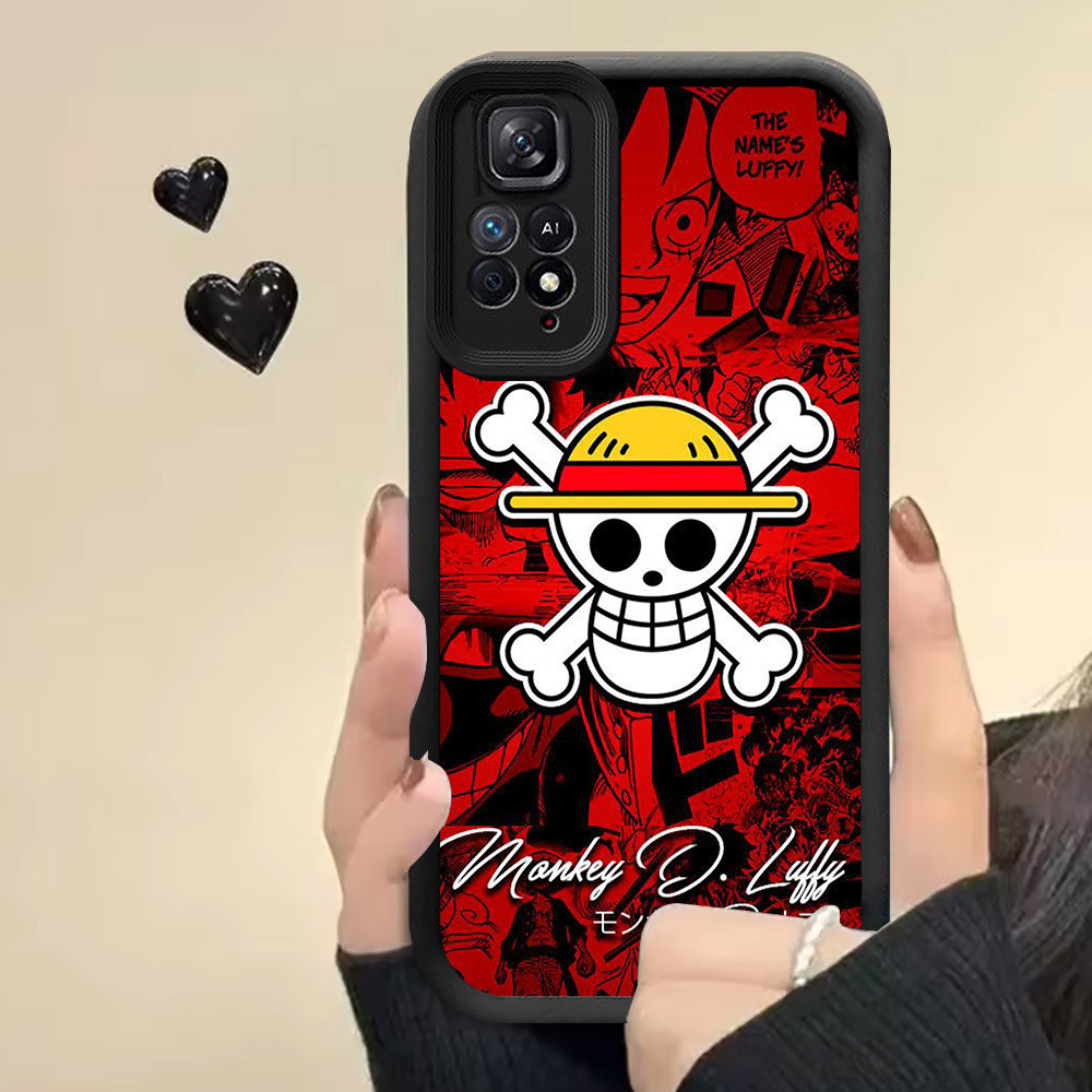 R18 One Piece Silikon Casing untuk Xiaomi Redmi Note 11S 11 SE Pro 5G