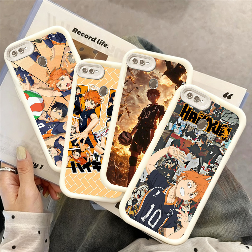 GY14 Haikyuu Anime Hp Plating Casing untuk OPPO F19 F23 F25 F15 F17 F11 F21 A98 F19S Pro 5G TPU mate