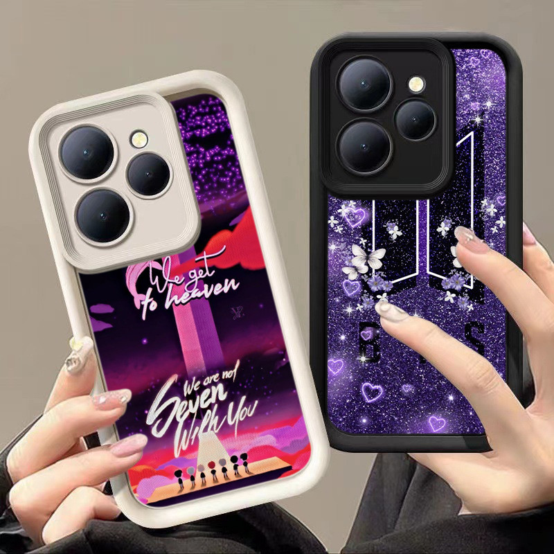 Casing Hp Realme 5 5i 5s 6i 7i 8 Pro 8S 12 Plus 12+ 12X 13 12 Pro+ C17 4G 5G PP64 BTS Cartoon Design