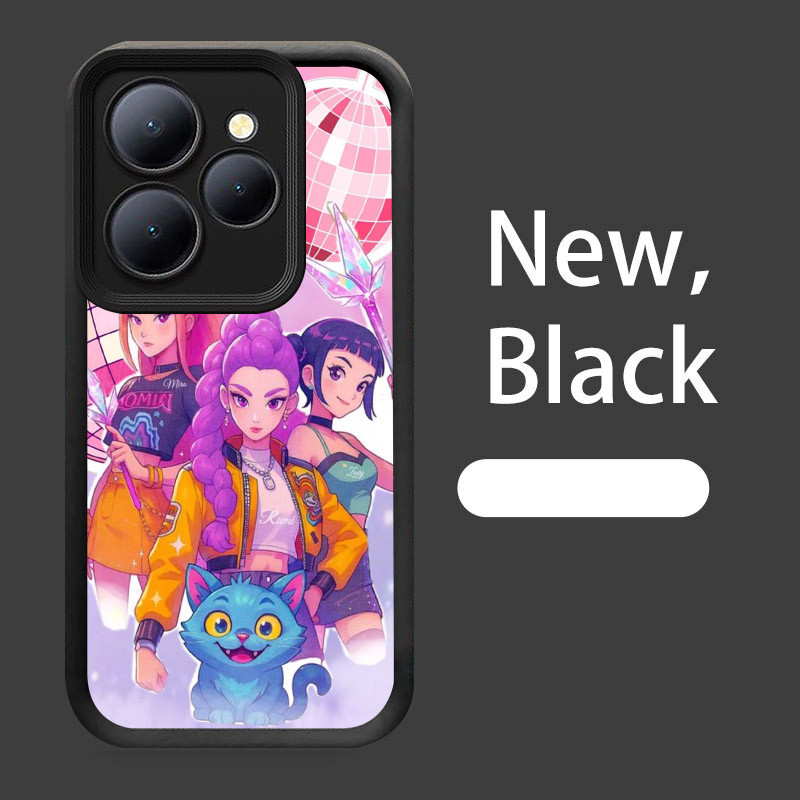 Case Casing untuk Realme Note 70T 15T 5G 70 50 60 W-7 K-POP Demon Hunters