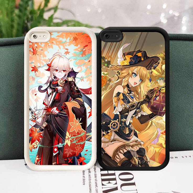 YE-20 Genshin Impact Silicone Casing untuk Realme Narzo C30 C30S N65 P1 Narzo50iPrime 14 Pro 5G