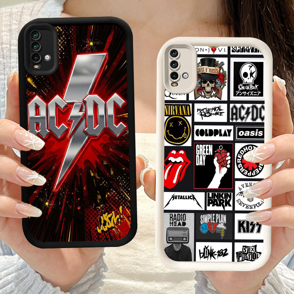 TT-11 Fashion Rock Band Casing ponsel tipis Xiaomi POCO M4 M5S X7Pro Pro 5G