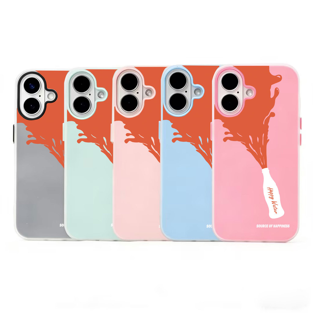 Happy Water Orange Splash Jelly Case For ITEL A60 A60S A70 A90 P40 RS4 S25/S23 S25 P55 55 P65 PLUS 4