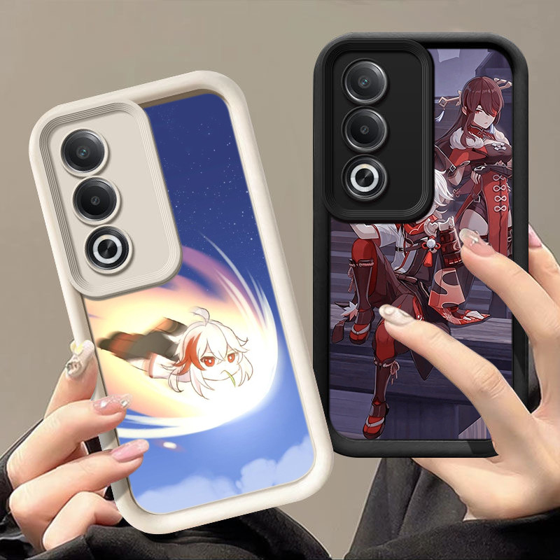 Casing Hp OPPO A60 A74 A95 A31 A53 2020 A54 A55 A11s 2021 4G PP4 Genshin Impact Kaedehara Kazuha Sil