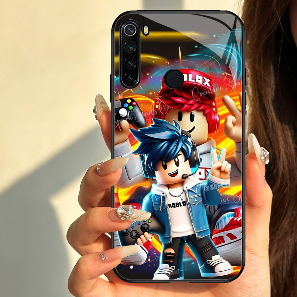 TT-73 Roblox - Casing hp kaca Xiaomi Redmi Note 10 8 8A 9 Pro Lite