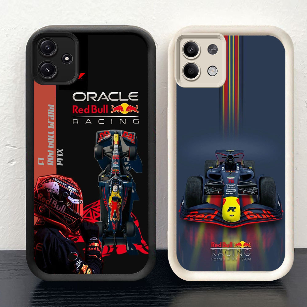 KD-84 Red Bull F1 Shockproof Casing untuk Xiaomi Redmi Note 12 13 14 Pro
